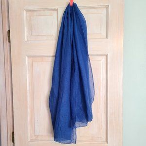 Cobalt Blue Scarf